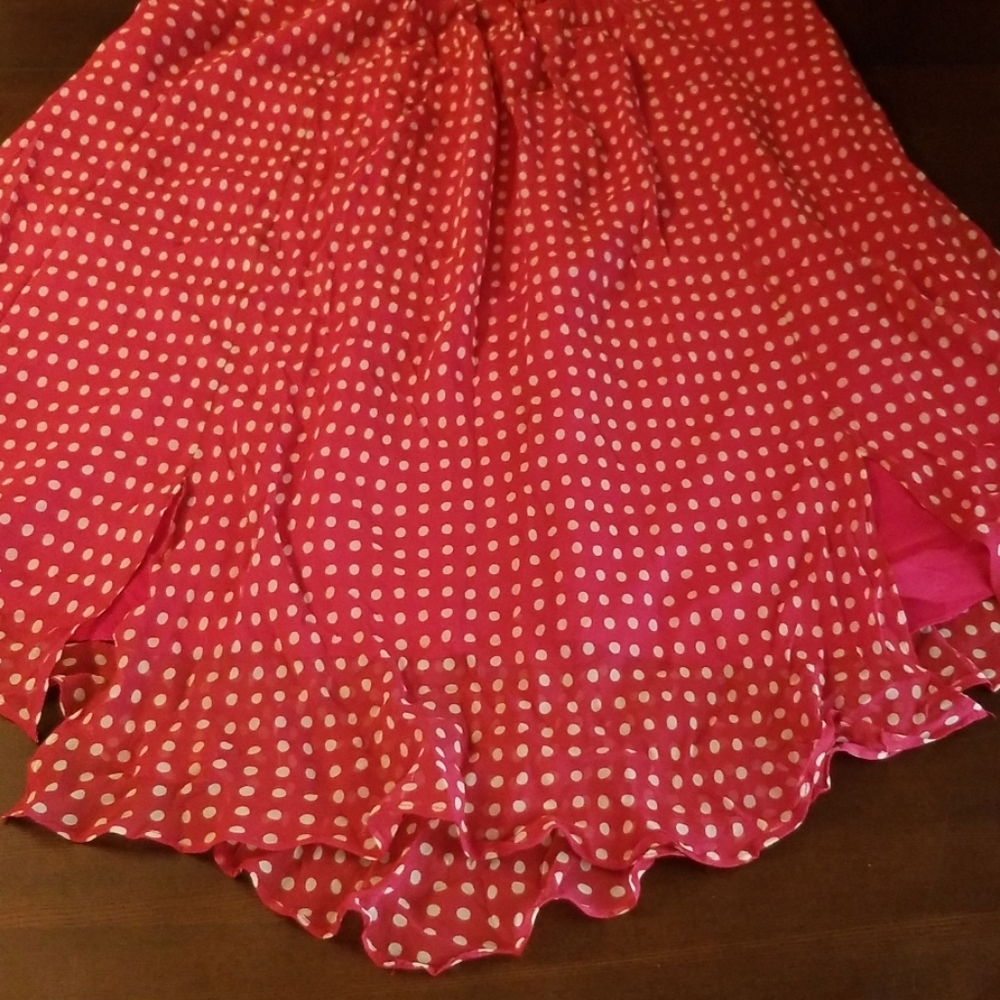 Red With white polka dot dress - Picture 5 of 6